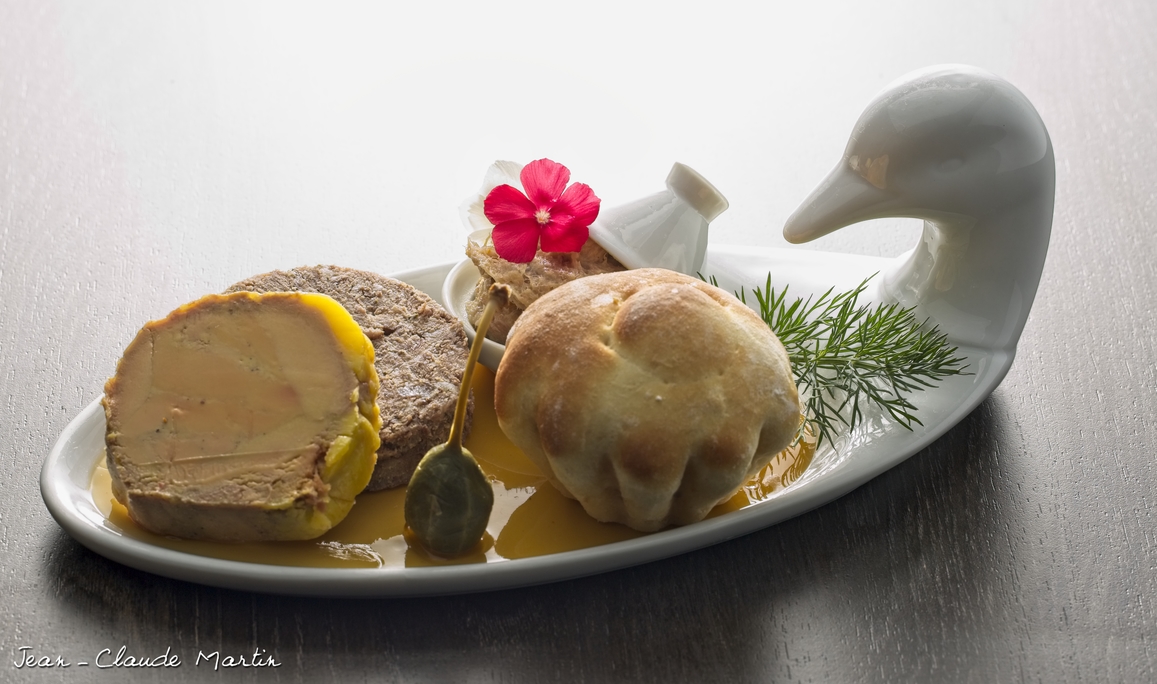 Duo de foie gras et terrine maison